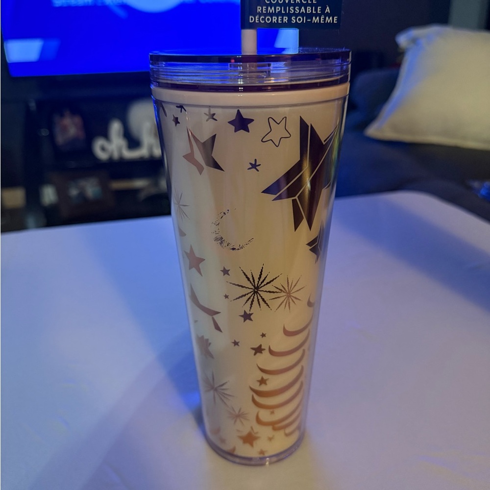 Starry Night Starburst HolidayTumbler